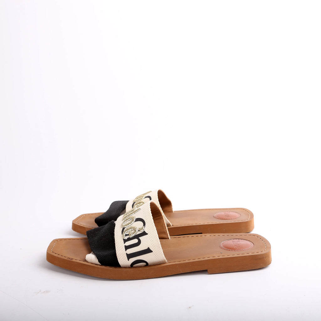 Woody Flat Mules Size 41