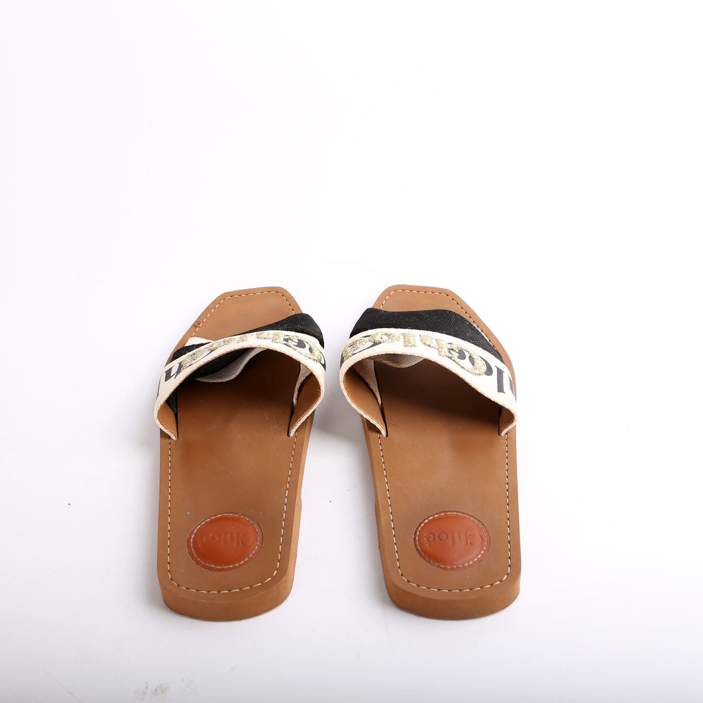 Woody Flat Mules Size 41