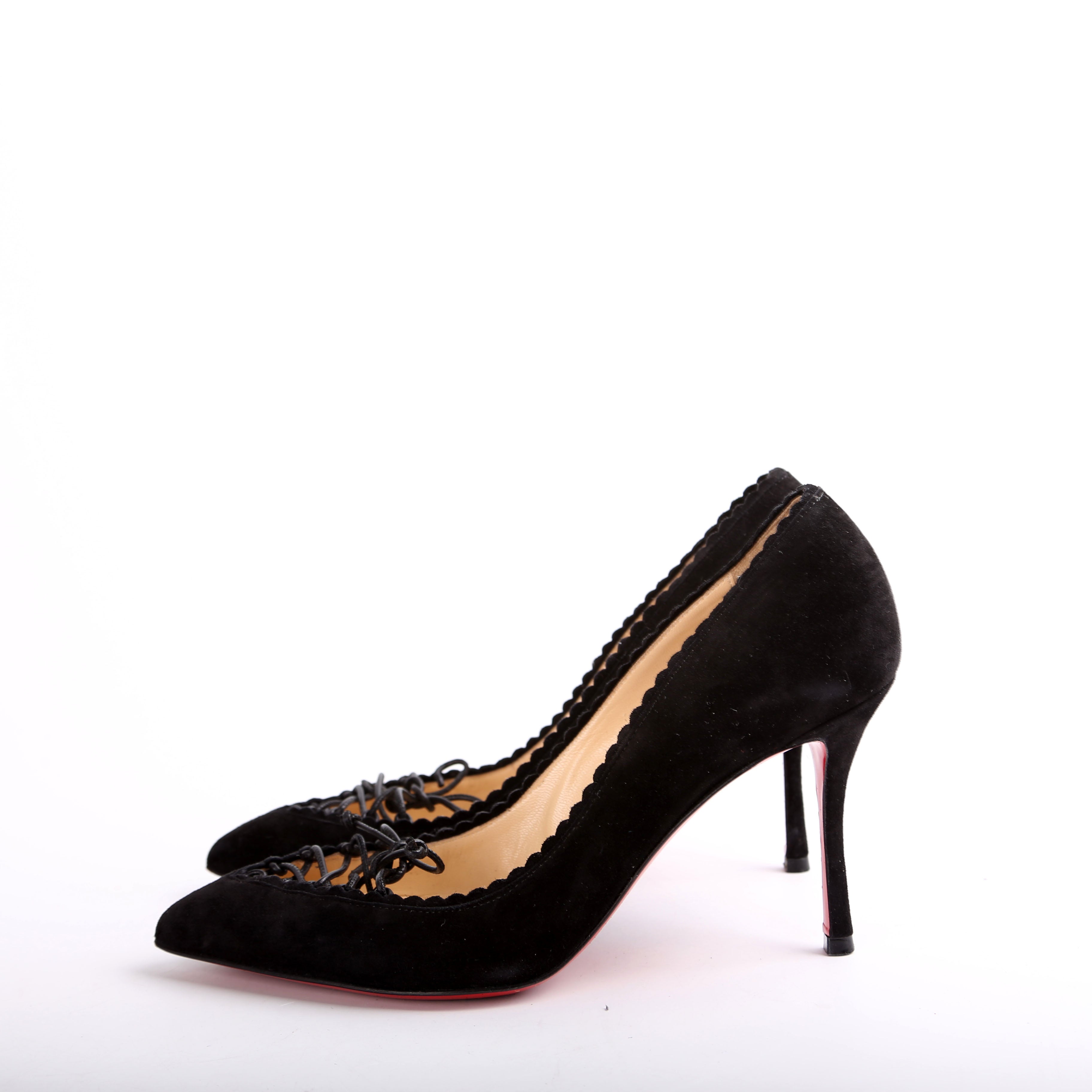 Suede Scalopump 85 Pumps Size 36.5