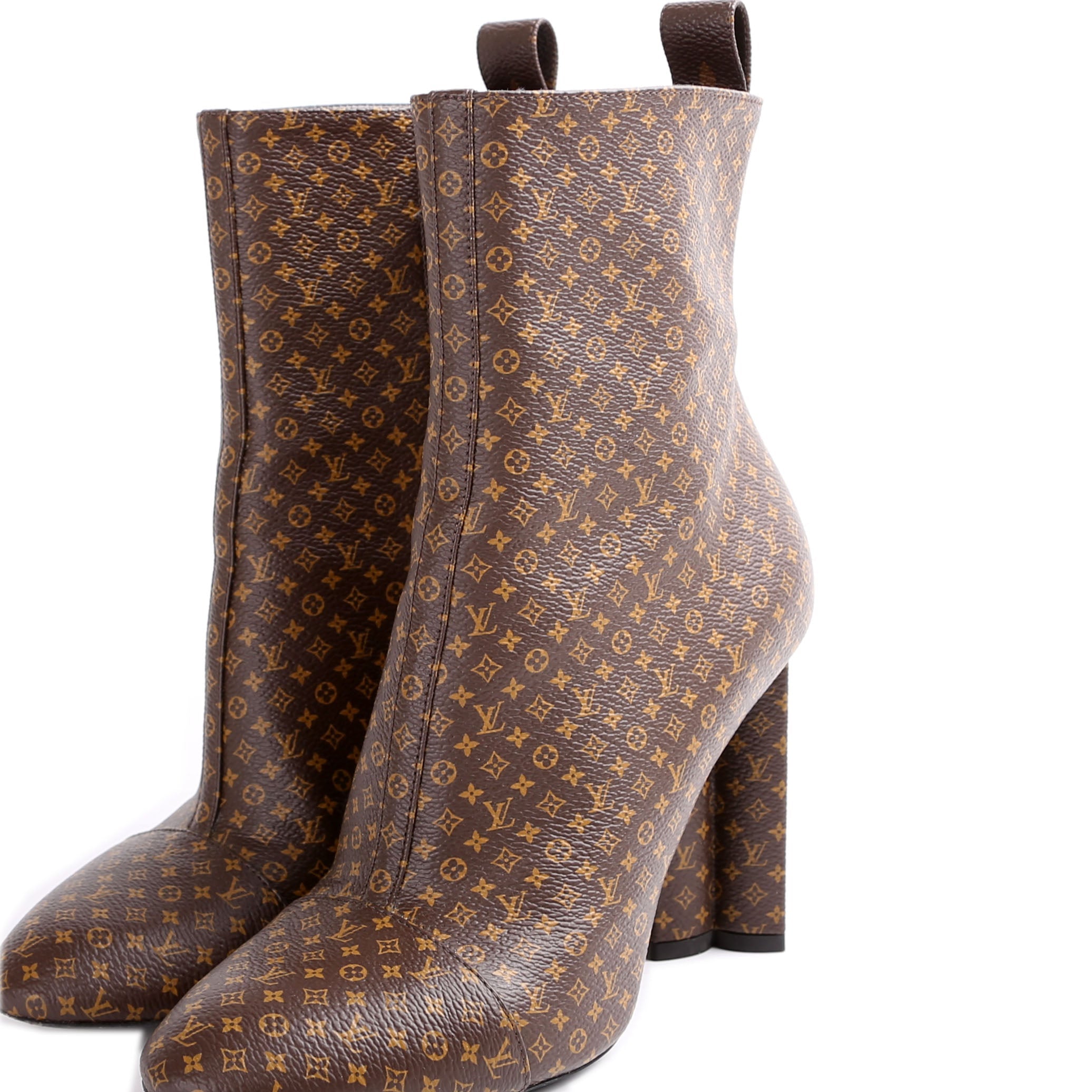 Mini Mono Silhouette Ankle Boots Size 36.5