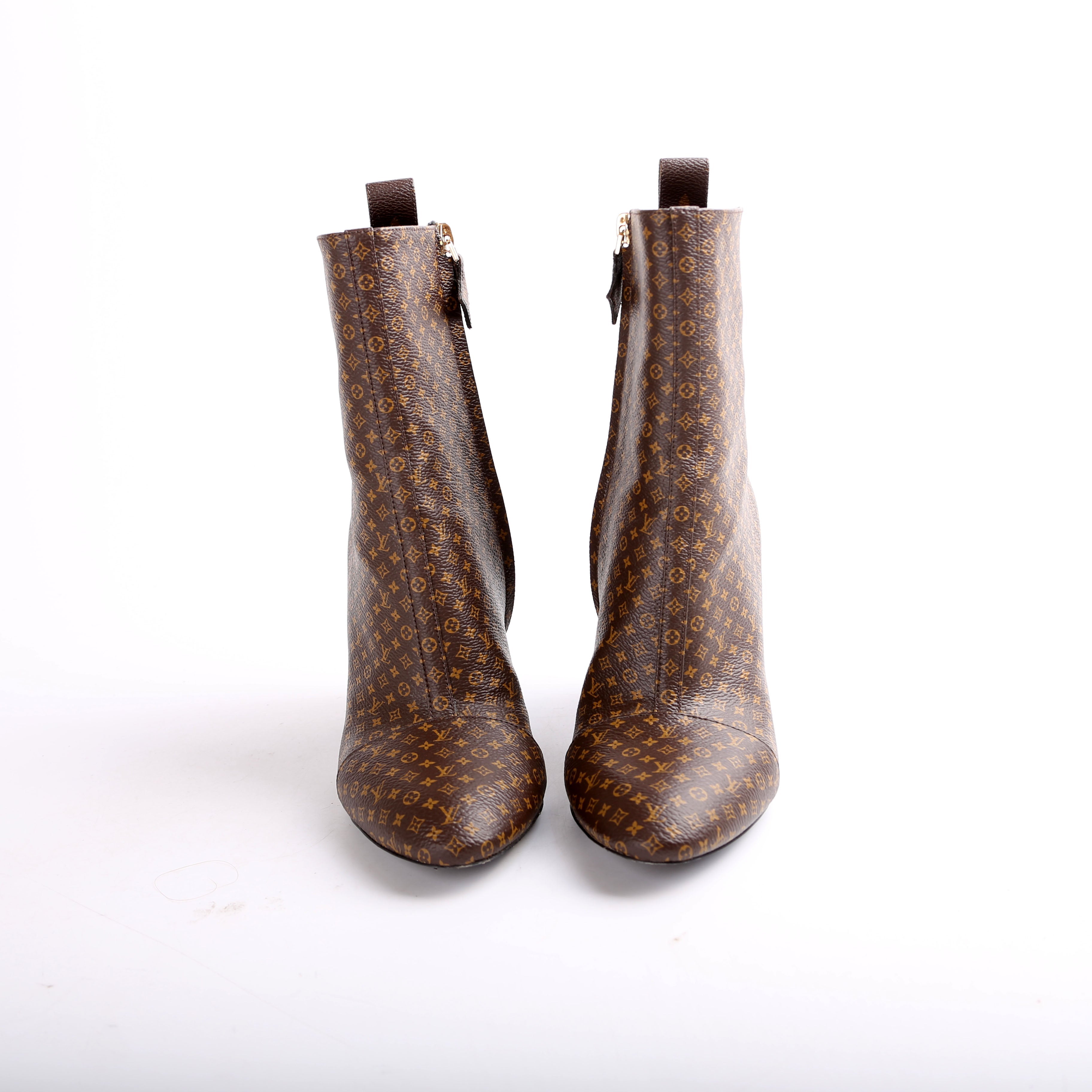 Mini Mono Silhouette Ankle Boots Size 36.5