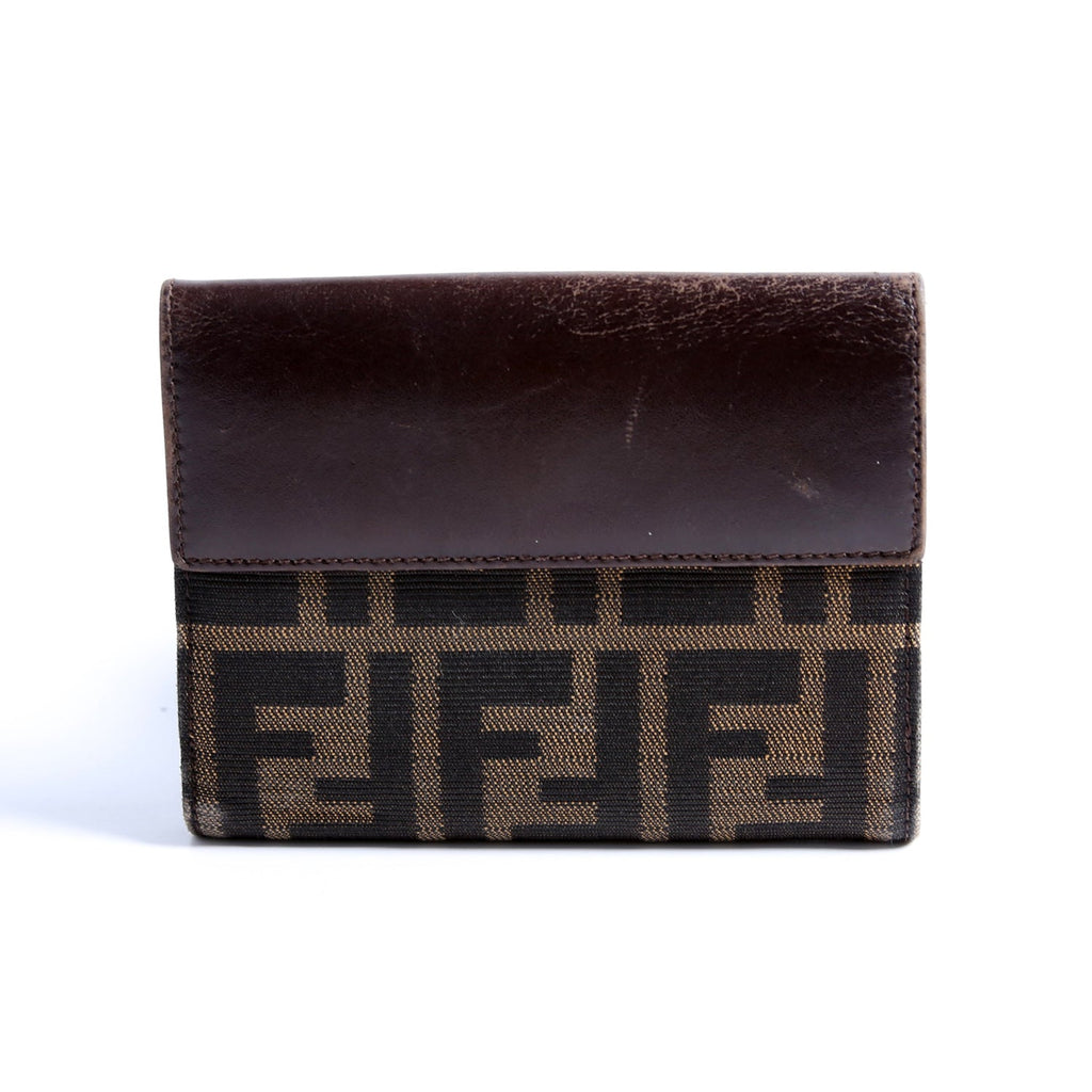 8M0035 Zucca Compact Wallet Brown