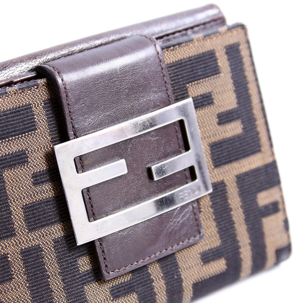 8M0035 Zucca Compact Wallet Brown
