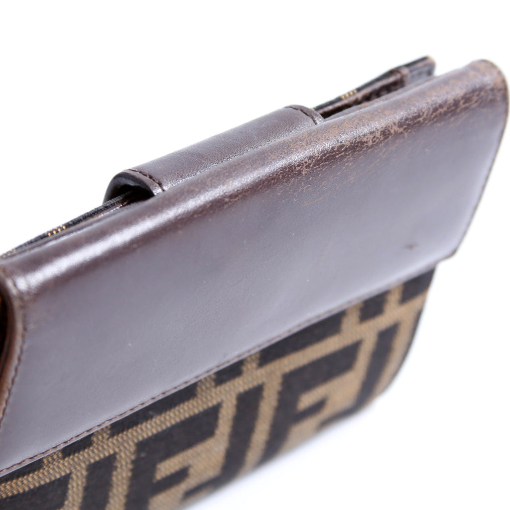 8M0035 Zucca Compact Wallet Brown
