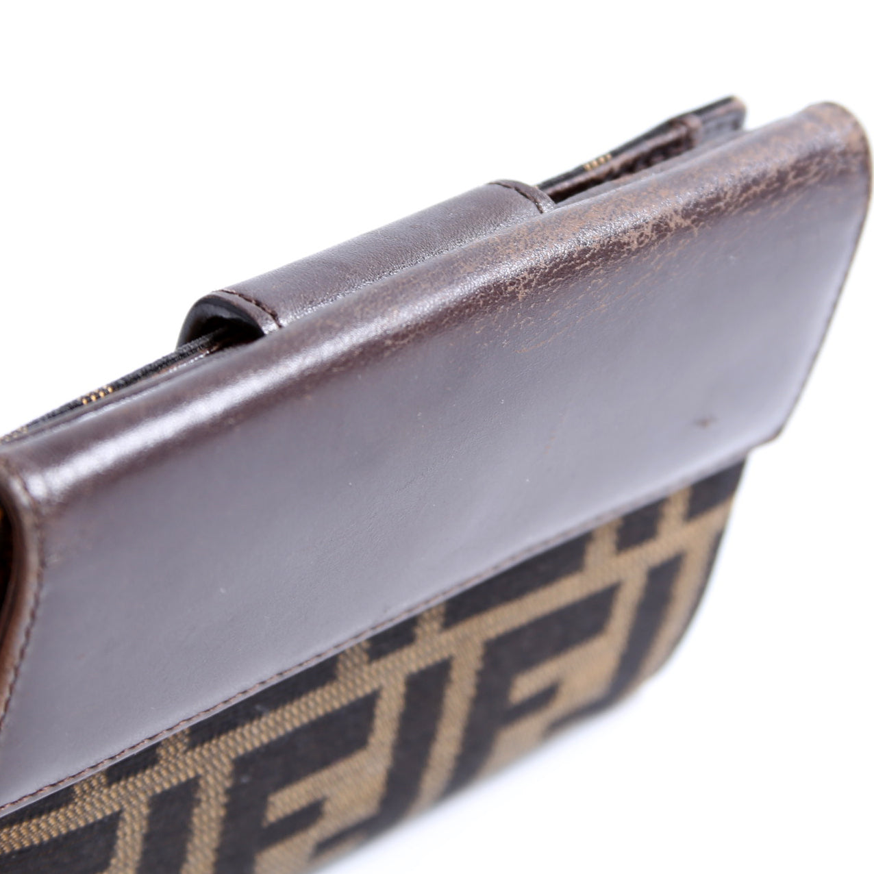 8M0035 Zucca Compact Wallet Brown