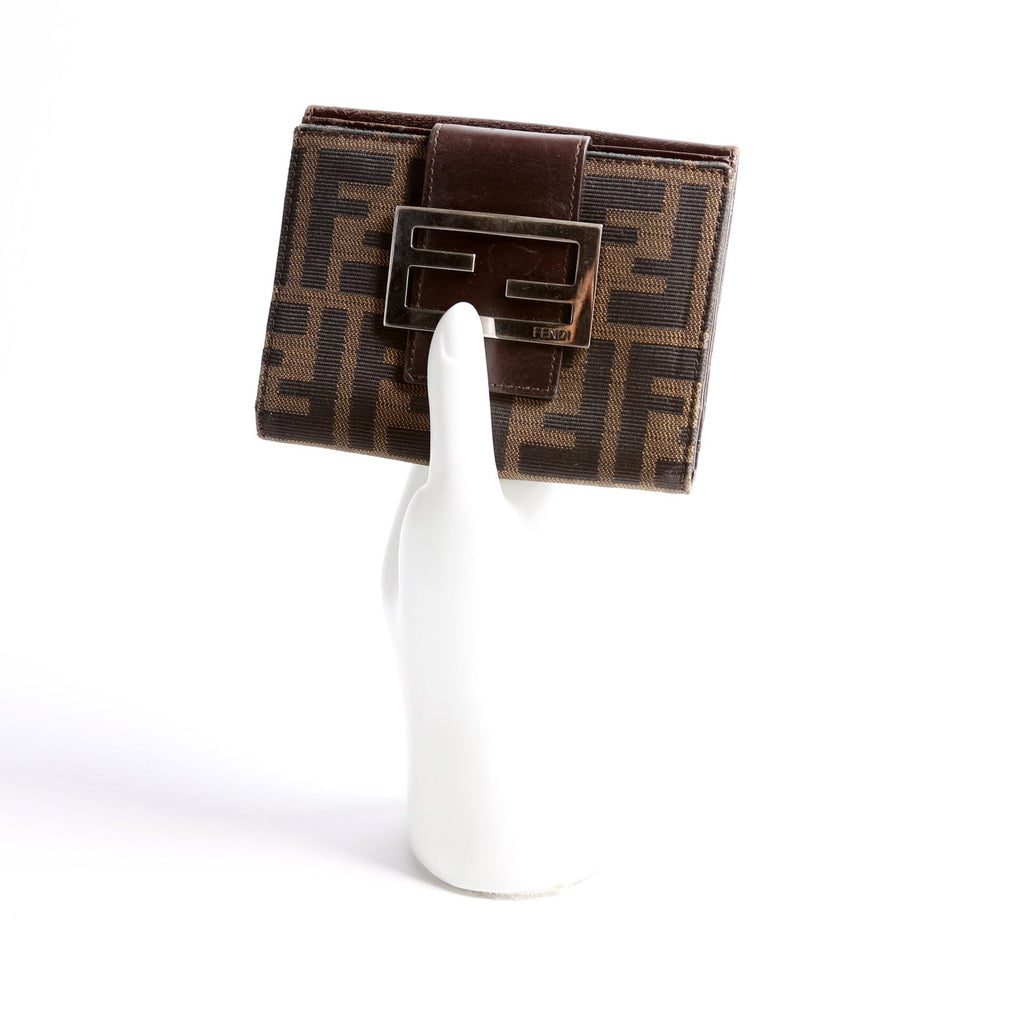 8M0035 Zucca Compact Wallet Brown