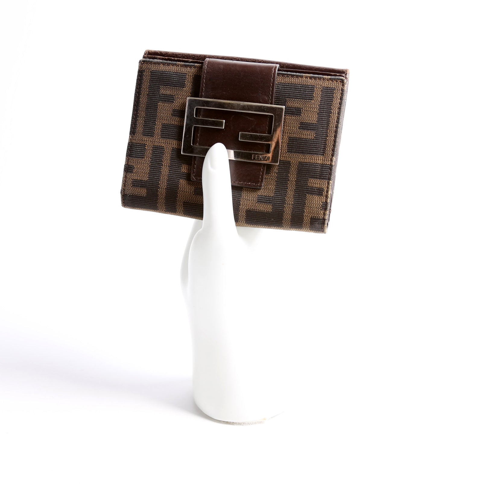 8M0035 Zucca Compact Wallet Brown