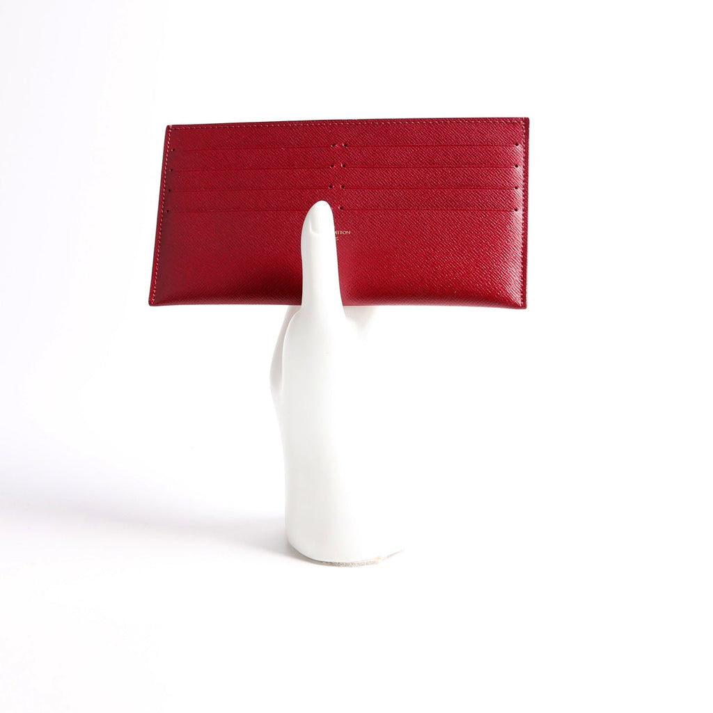 Pochette Felicie Card Insert Only Monogram Red
