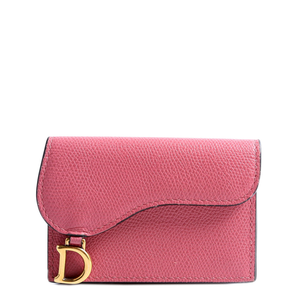 Saddle Bloom Card Holder Pink