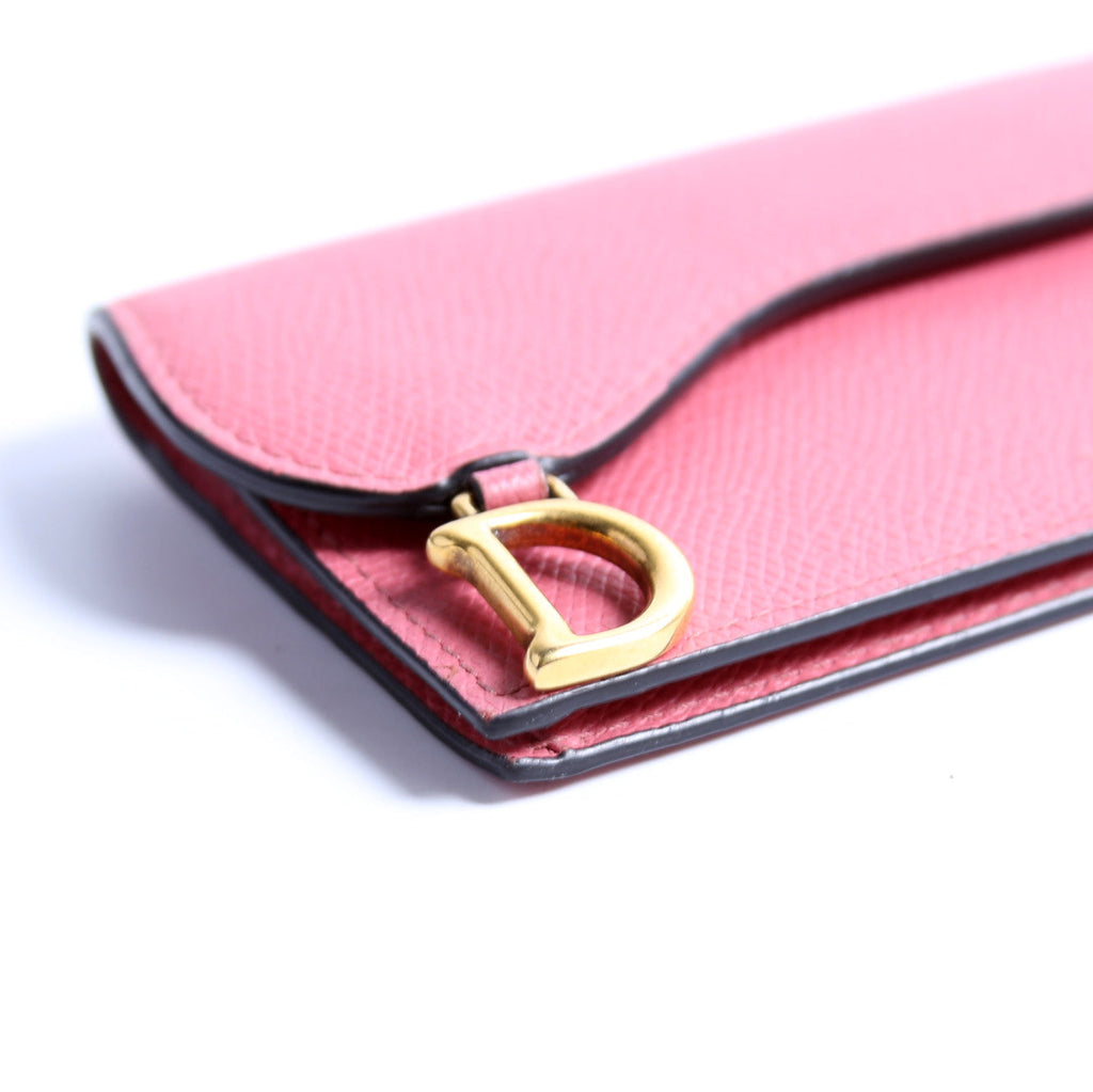 Saddle Bloom Card Holder Pink