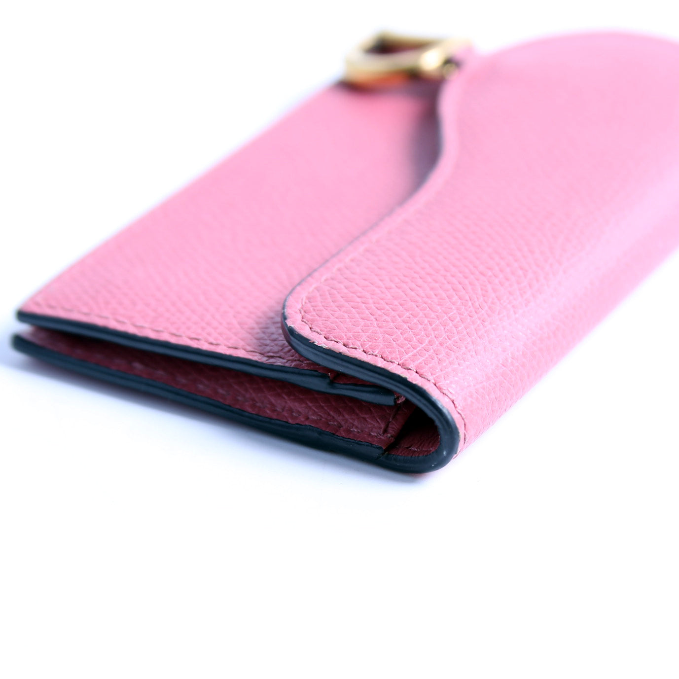 Saddle Bloom Card Holder Pink