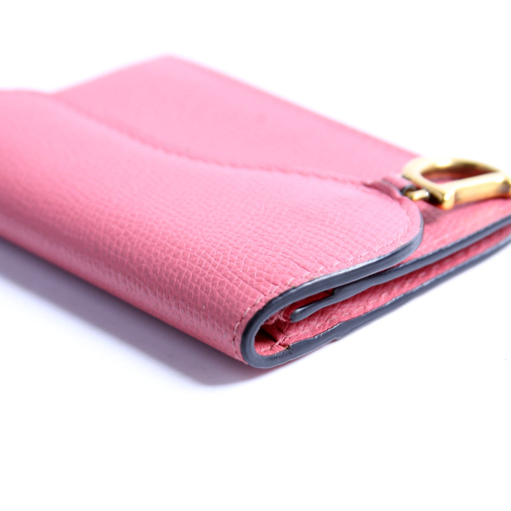Saddle Bloom Card Holder Pink