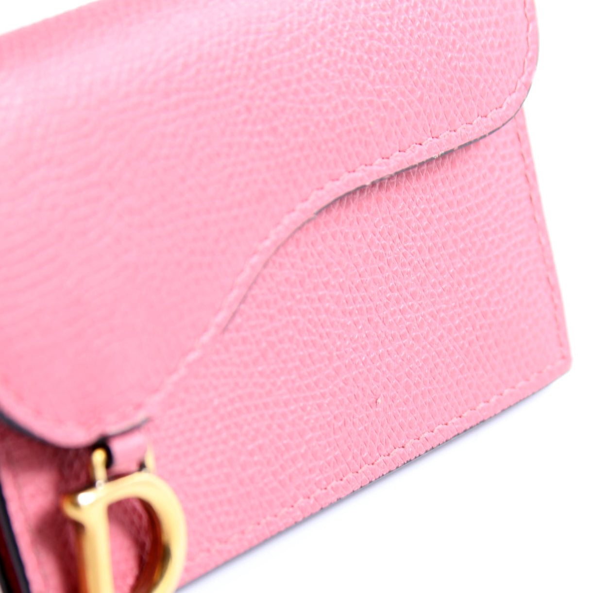 Saddle Bloom Card Holder Pink