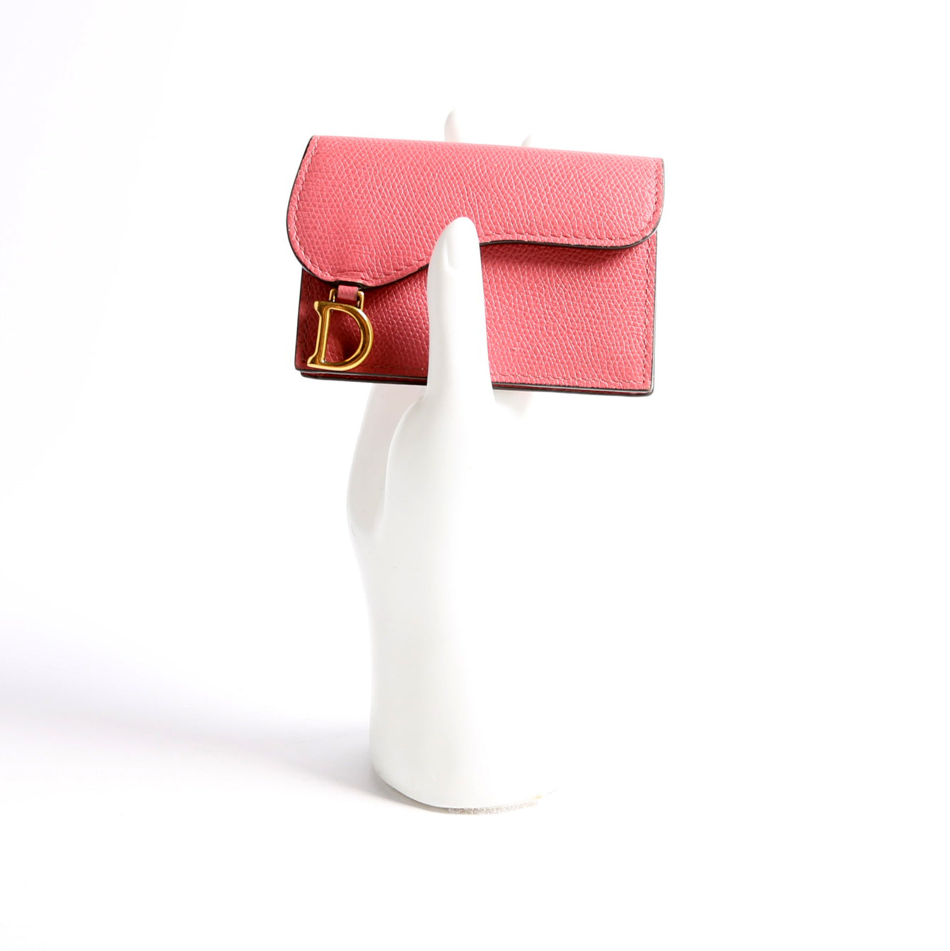 Saddle Bloom Card Holder Pink