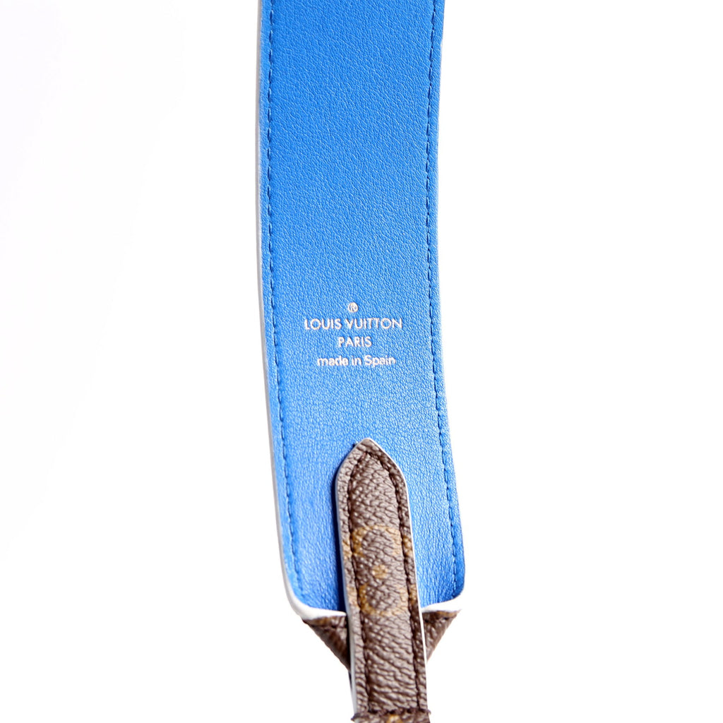 Bandouliere Monogram/Leather Strap Blue