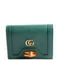 658244 Diana Card Case Wallet Green