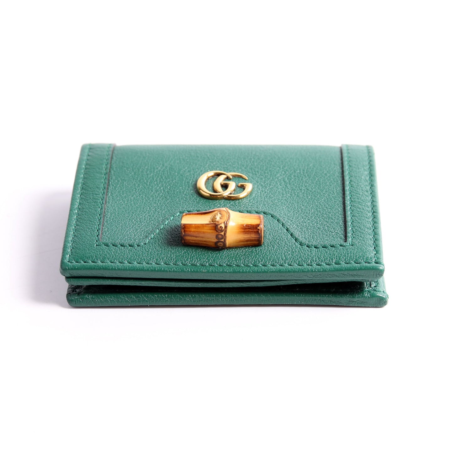 658244 Diana Card Case Wallet Green