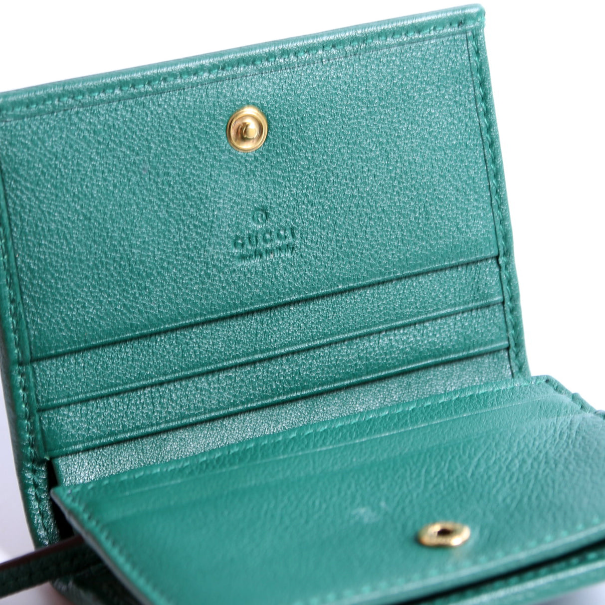 658244 Diana Card Case Wallet Green
