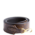 Bandouliere Monogram/Leather Strap Black