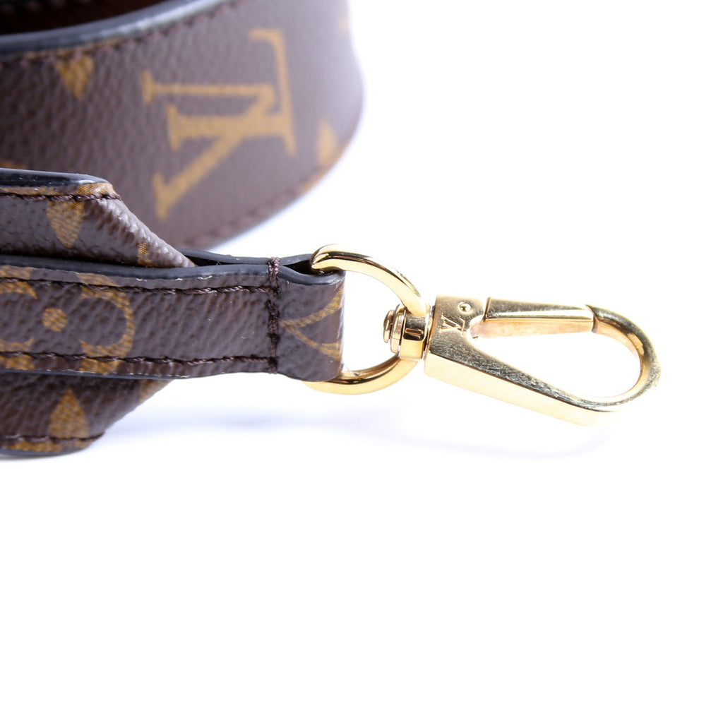 Bandouliere Monogram/Leather Strap Black