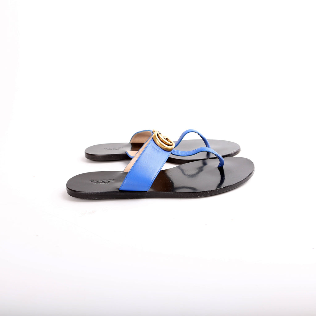 Gucci Marmont T-Strap Sandals Size 36