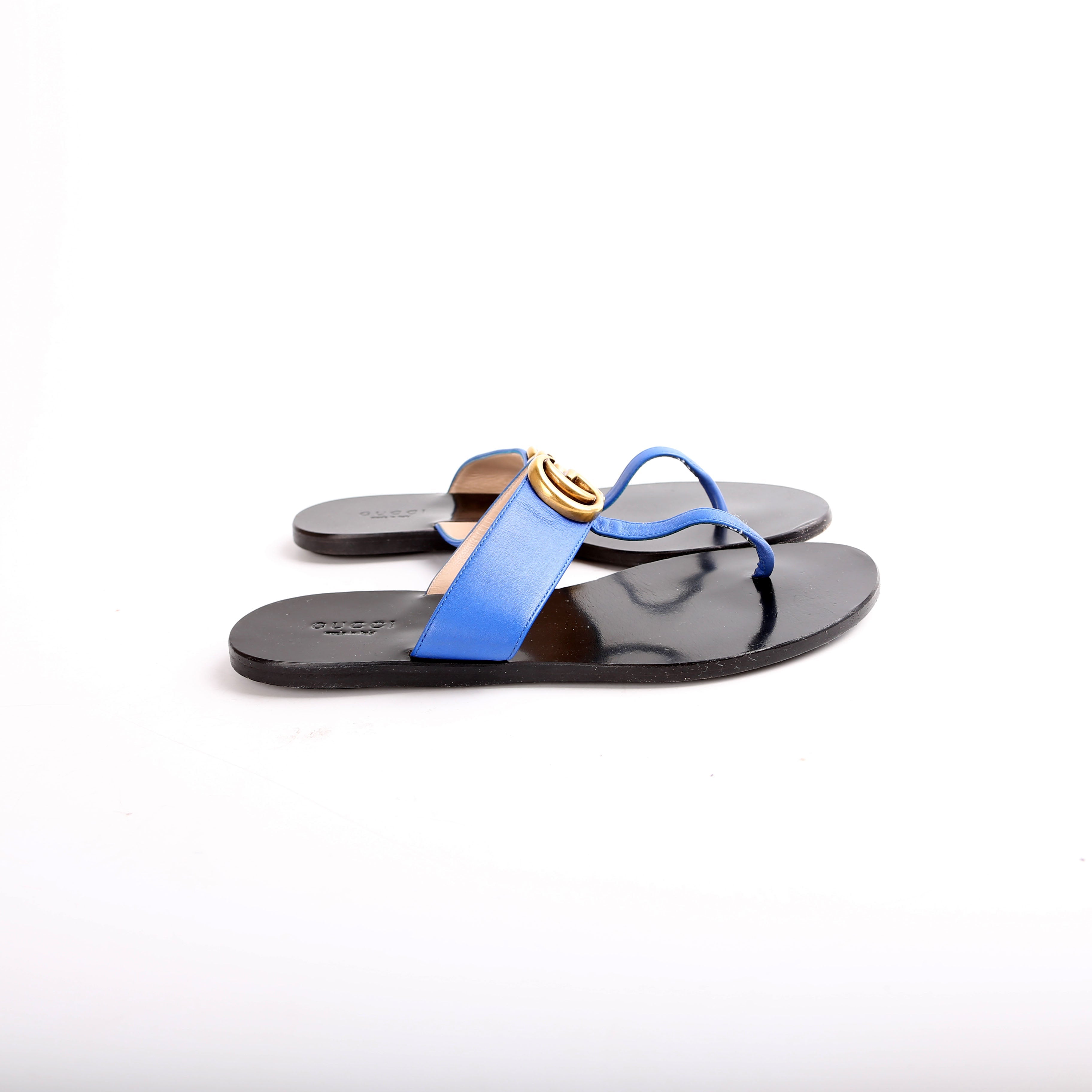 Gucci Marmont T-Strap Sandals Size 36