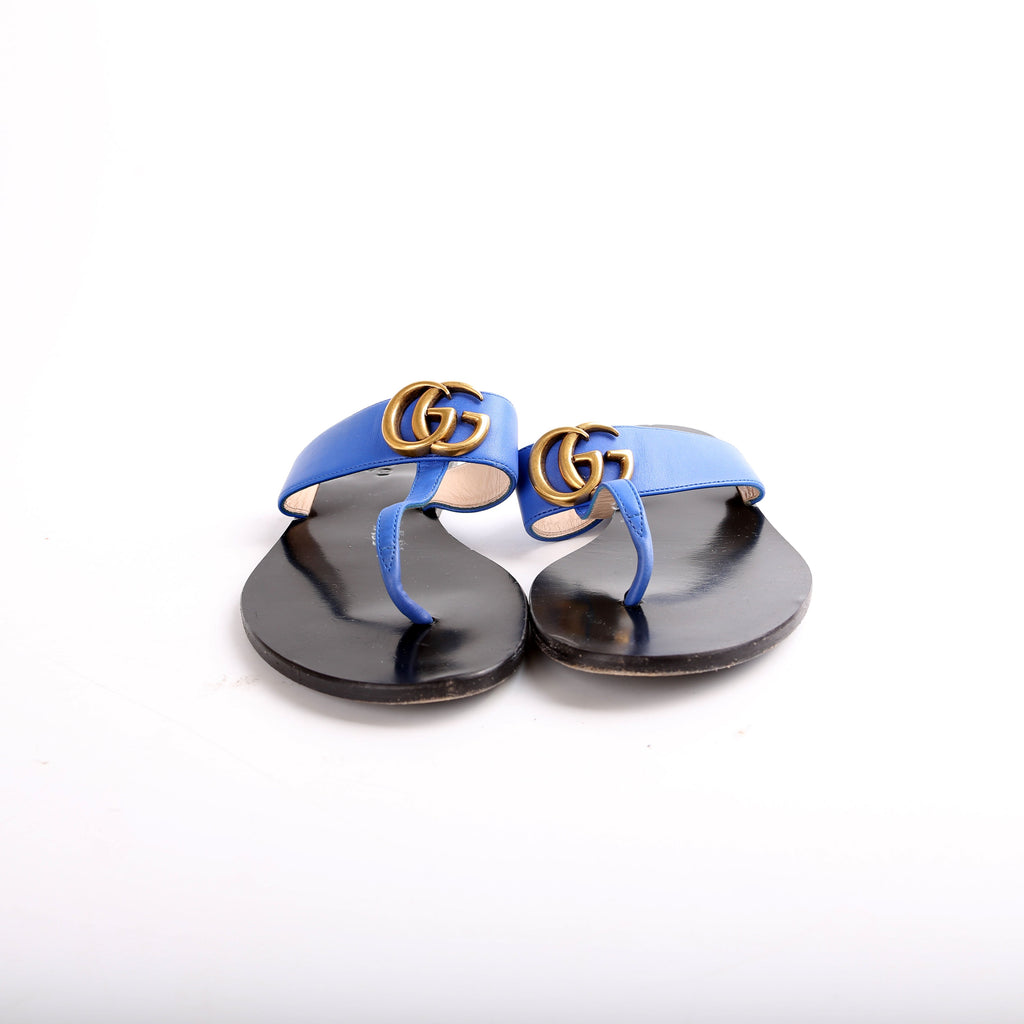 Gucci Marmont T-Strap Sandals Size 36