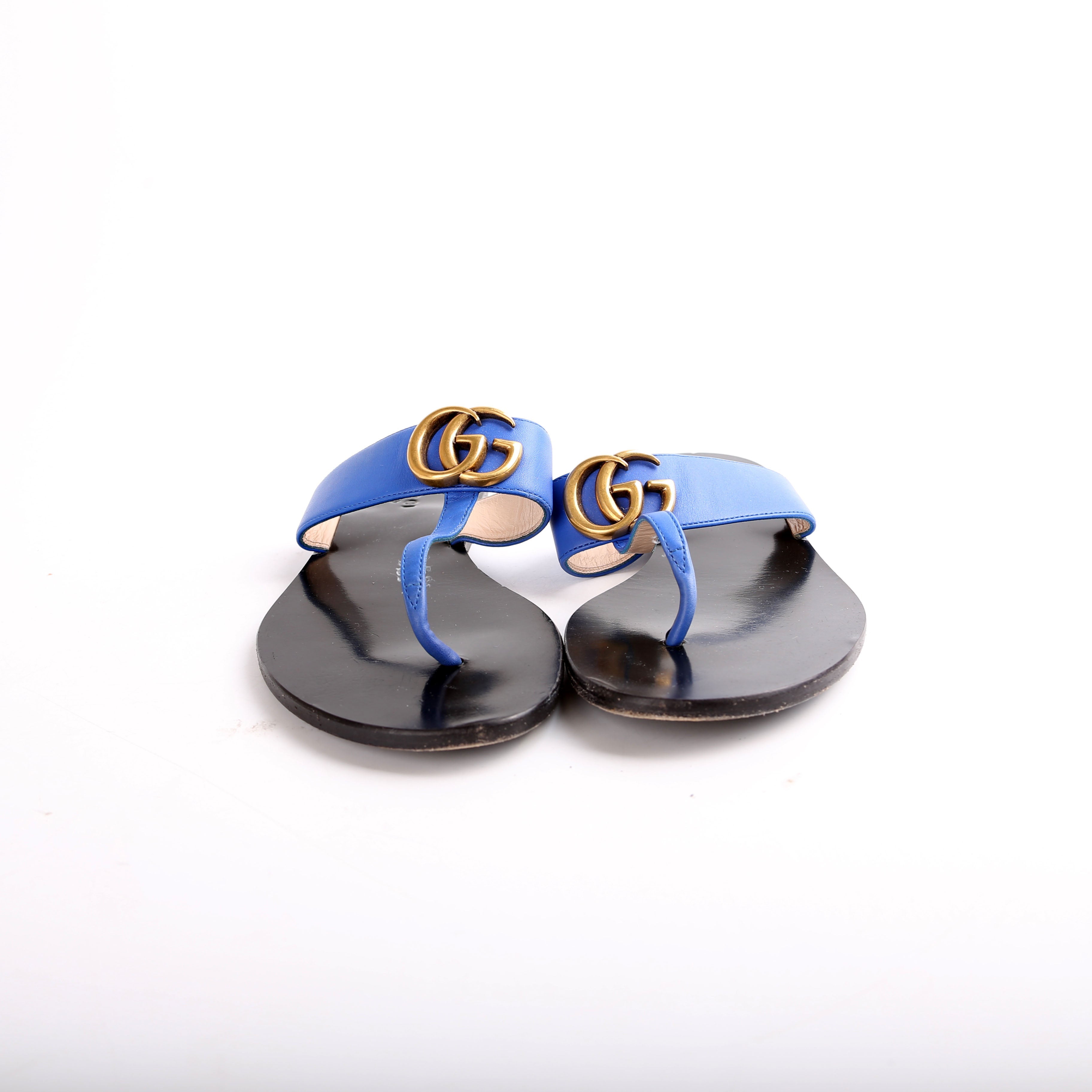 Gucci Marmont T-Strap Sandals Size 36