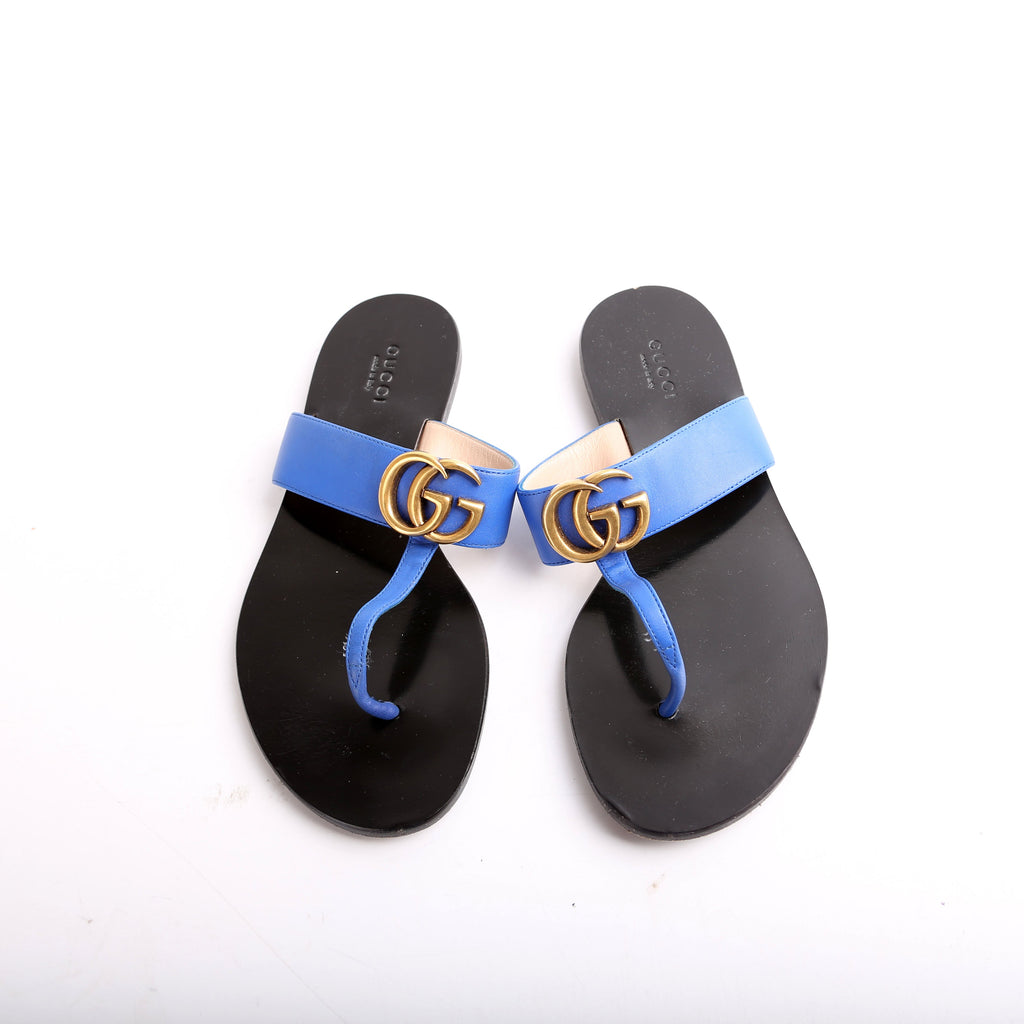 Gucci Marmont T-Strap Sandals Size 36