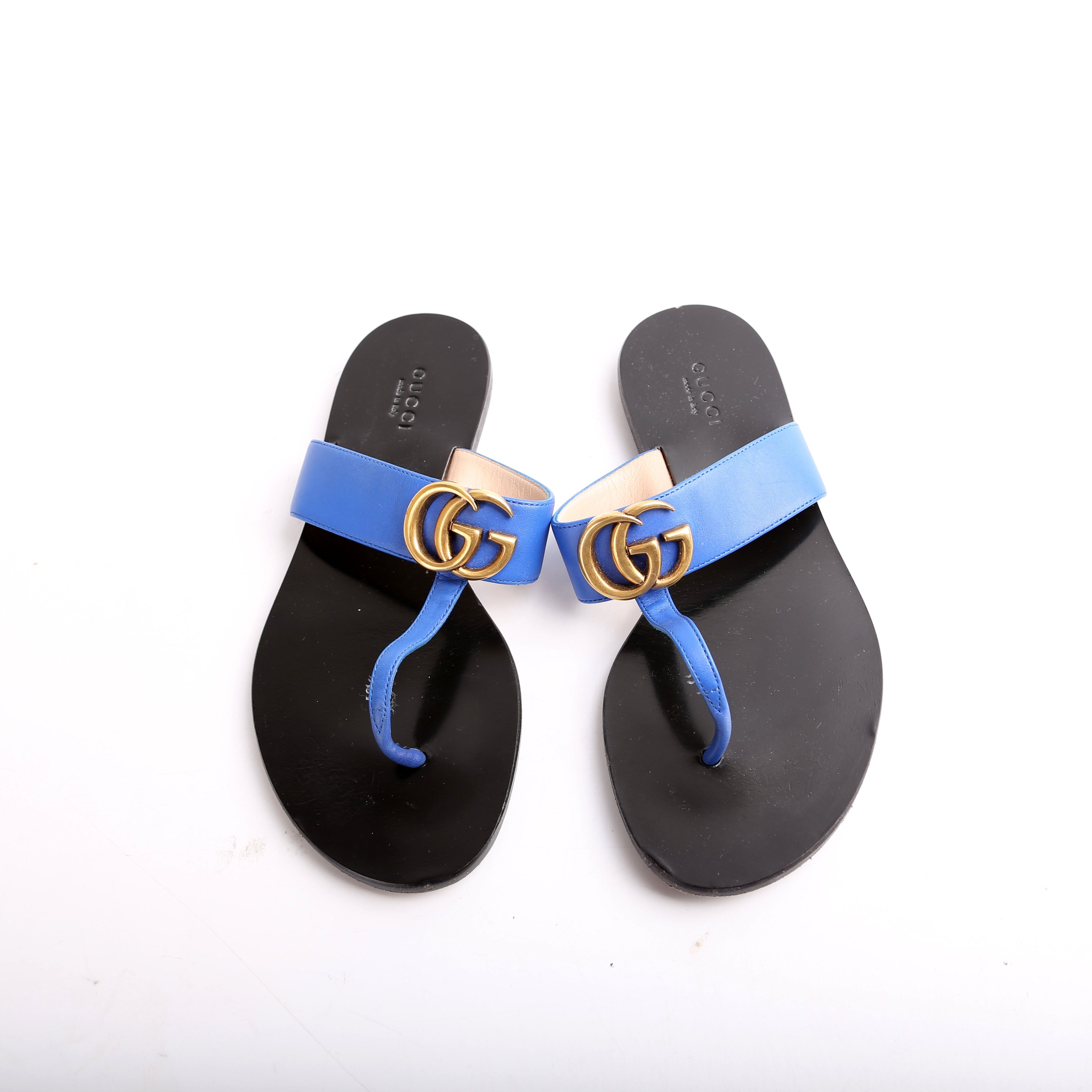 Gucci Marmont T-Strap Sandals Size 36