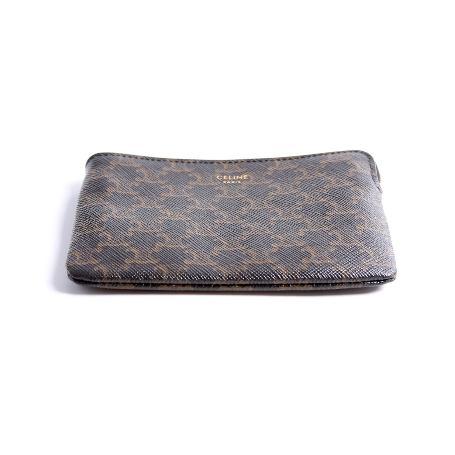 Coin Card Pouch Triomphe Canvas Brown