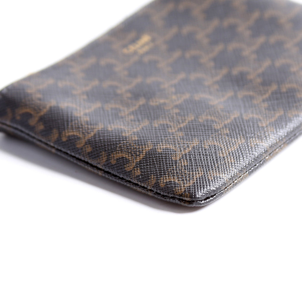 Coin Card Pouch Triomphe Canvas Brown
