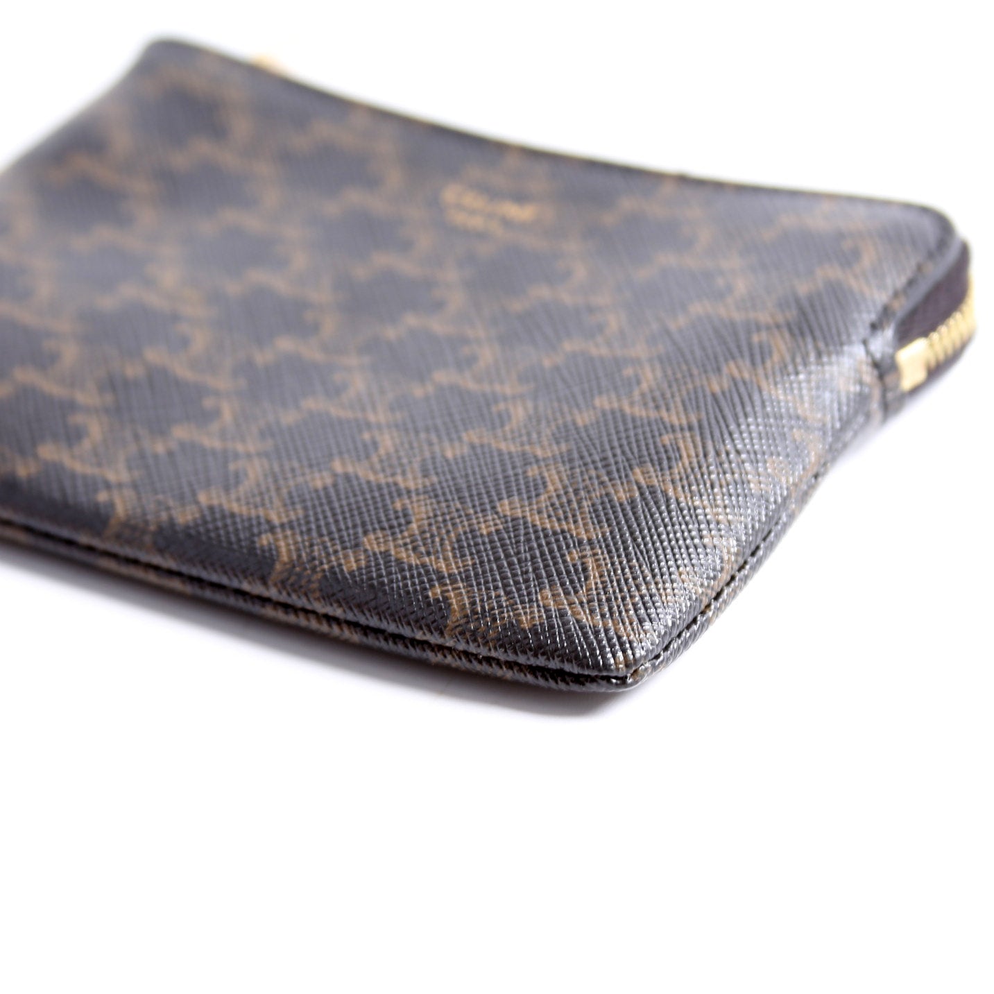 Coin Card Pouch Triomphe Canvas Brown