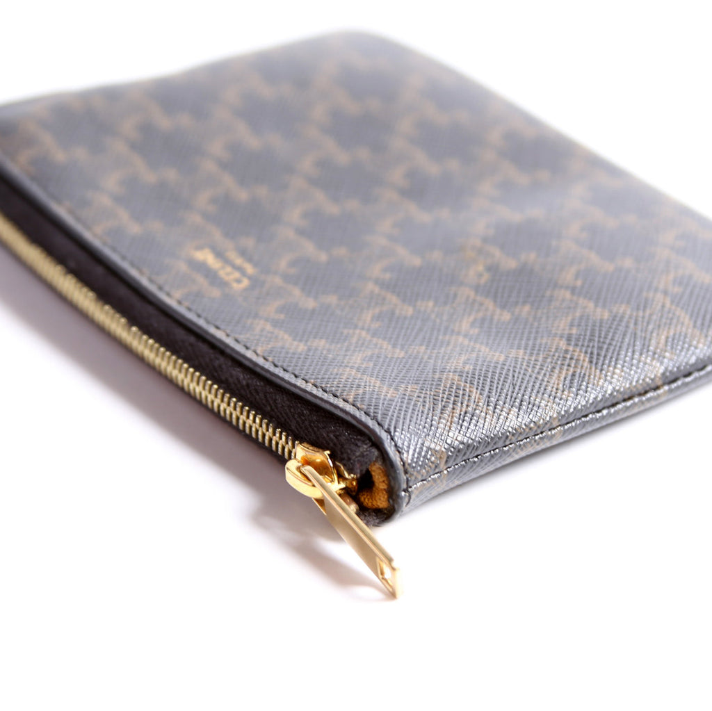Coin Card Pouch Triomphe Canvas Brown