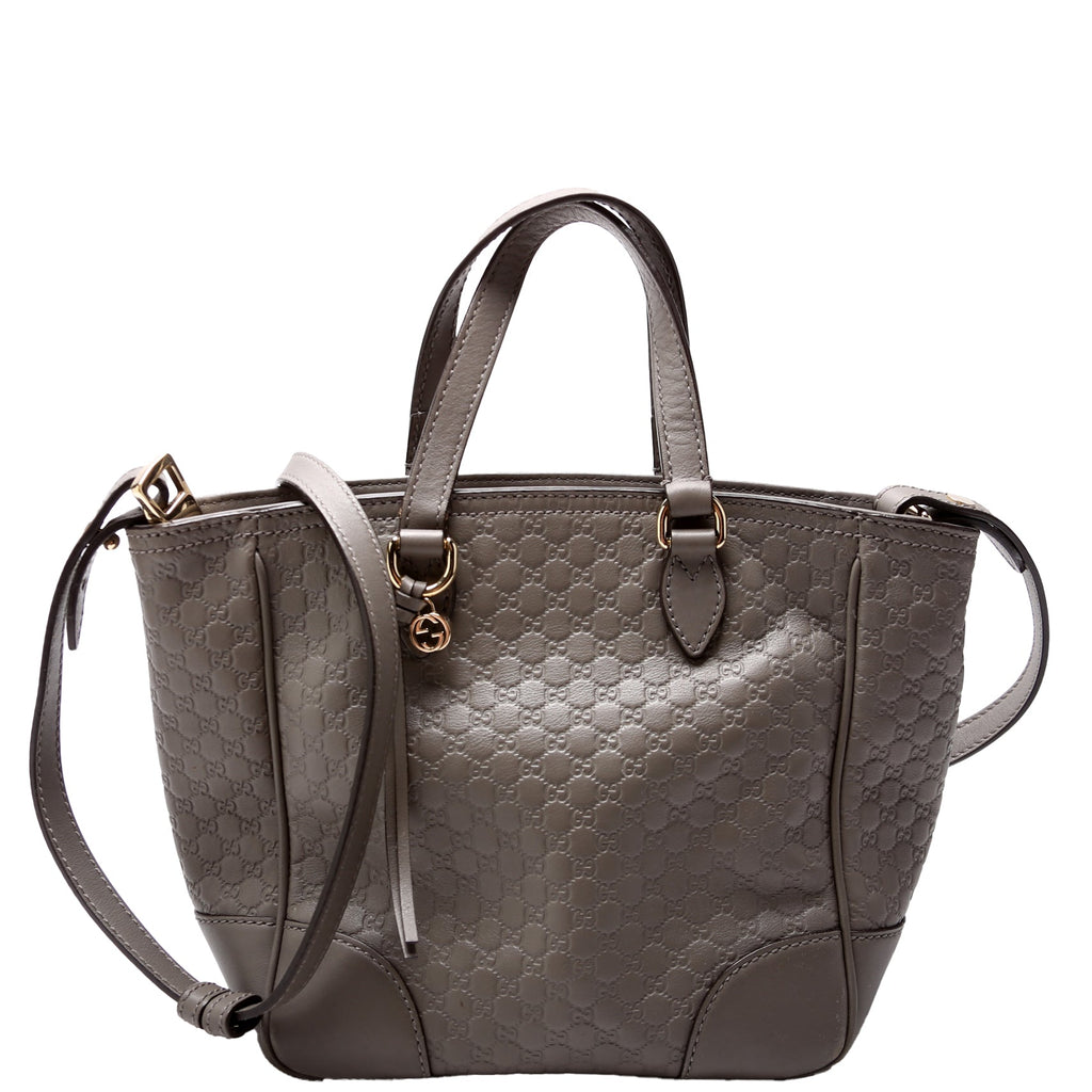449241 Micro Guccissima Bree Small Tote Grey