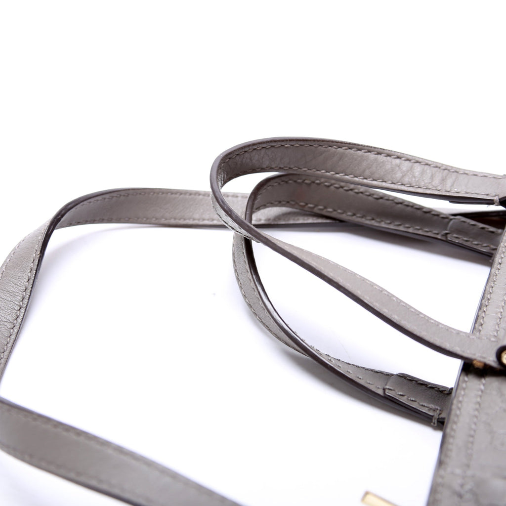 449241 Micro Guccissima Bree Small Tote Grey