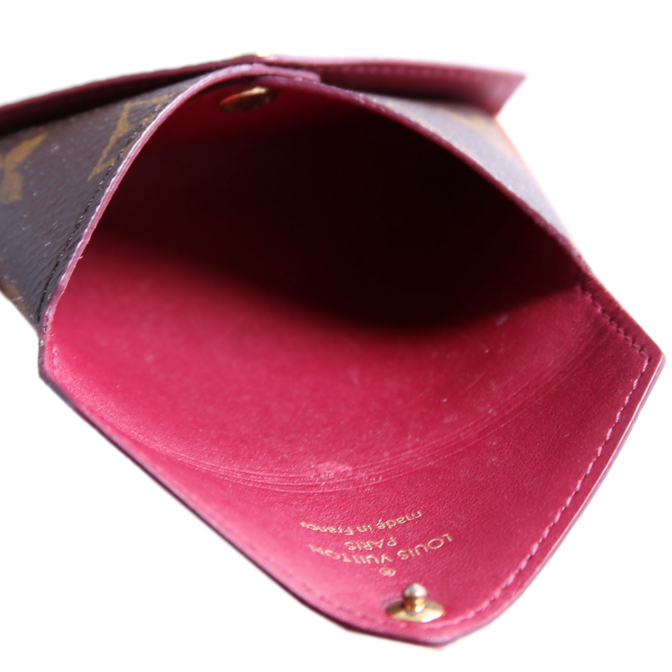Kirigami Small Pouch Only Monogram Berry