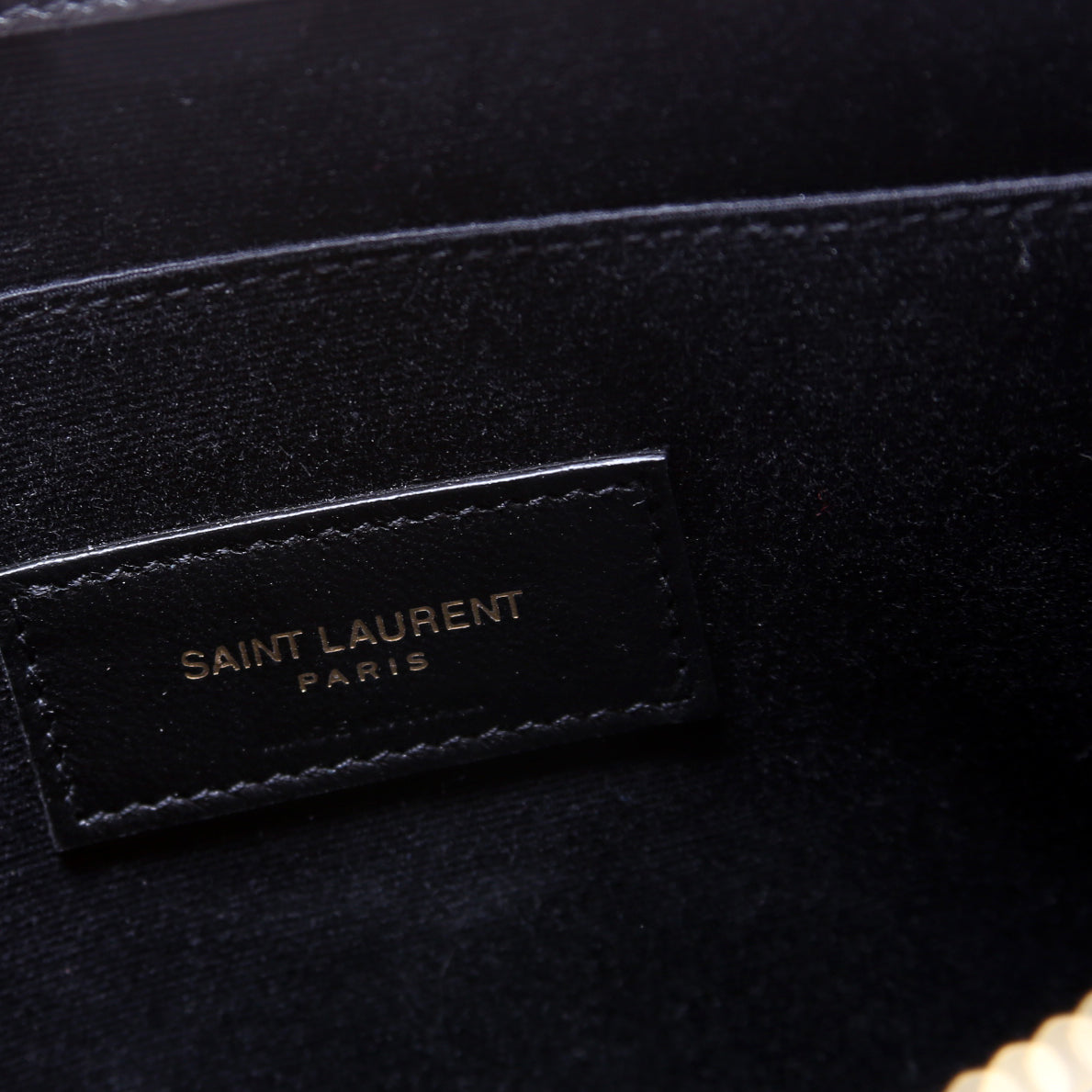 A5 Matelasse Pouch Black
