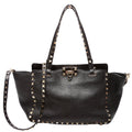Rockstud Tote Small Black