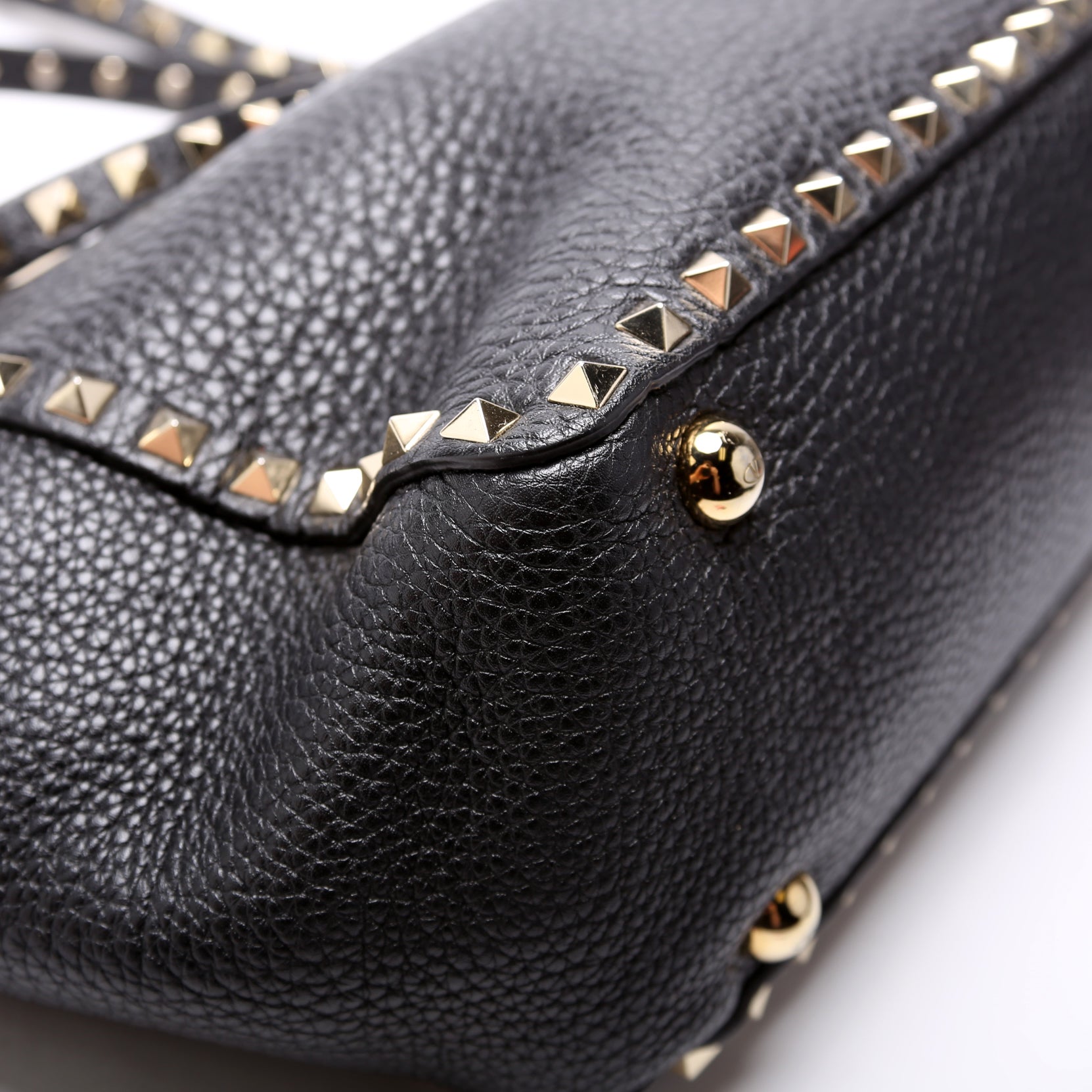Rockstud Tote Small Black