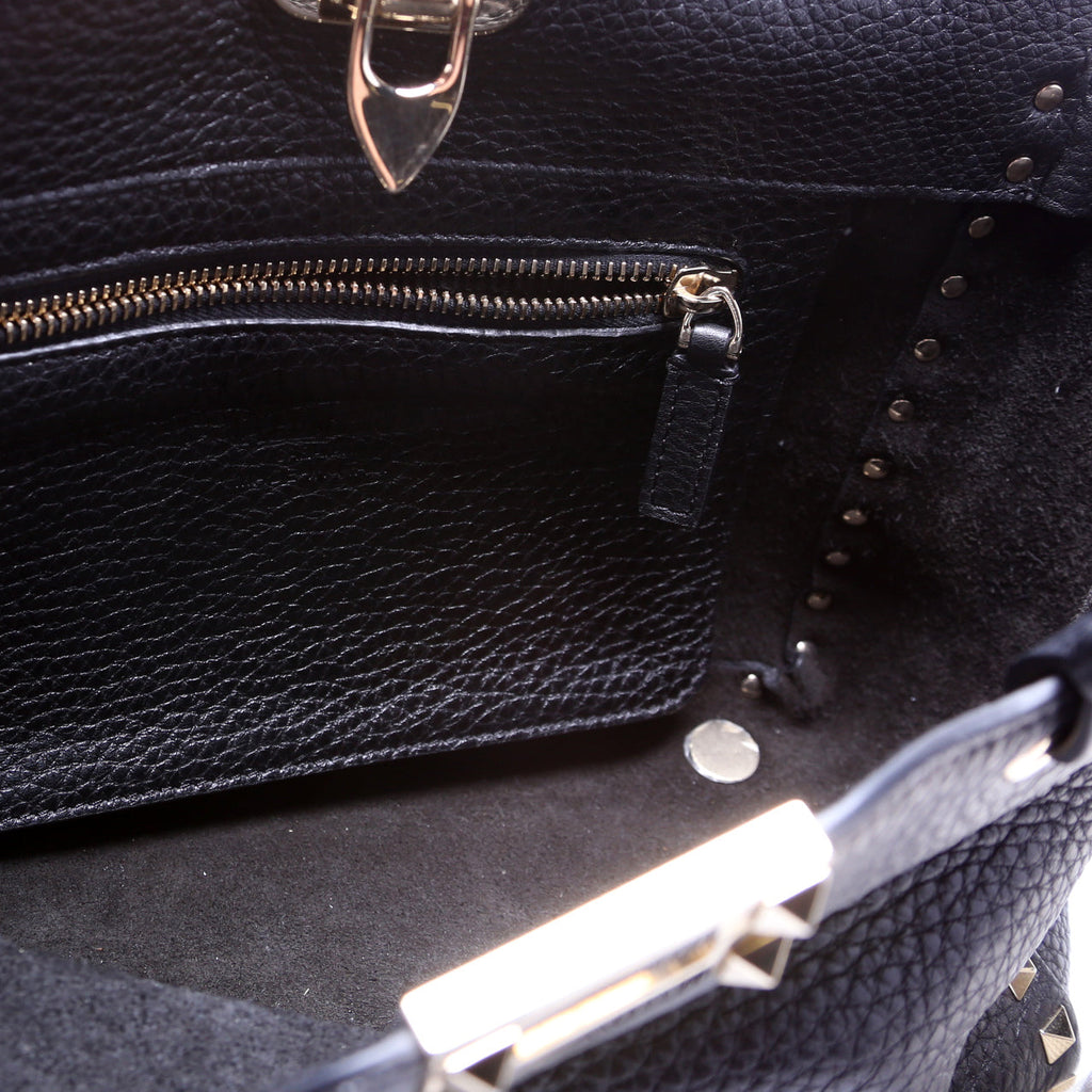 Rockstud Tote Small Black