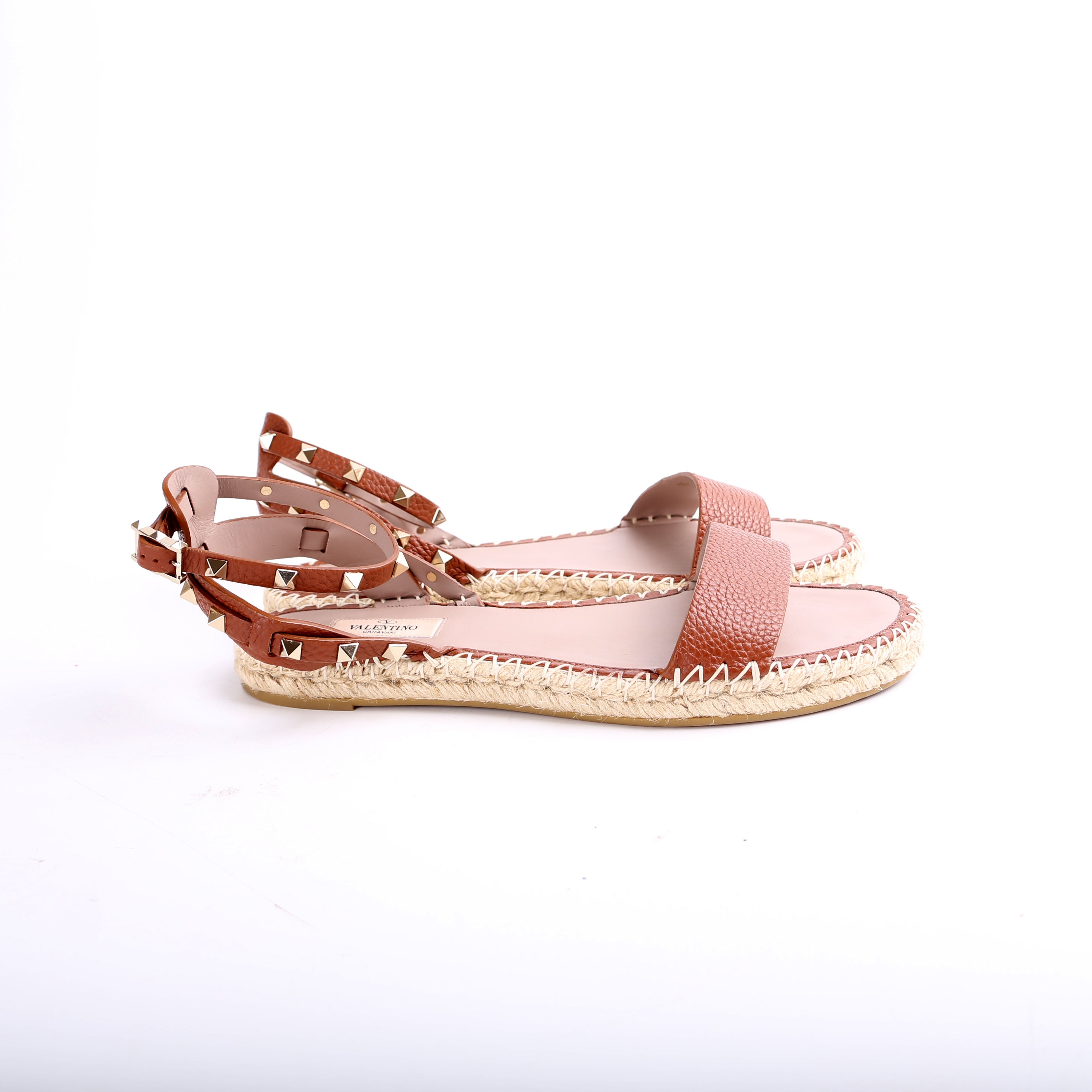 Rockstud Espadrille Flats Size 41