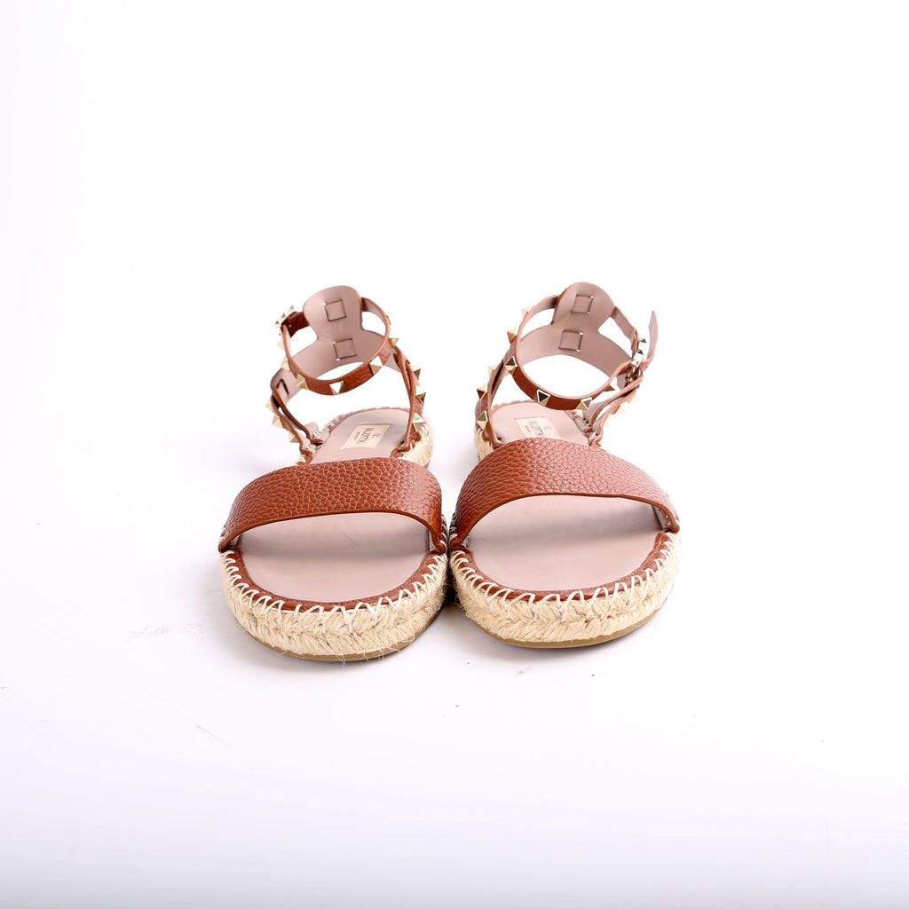 Rockstud Espadrille Flats Size 41