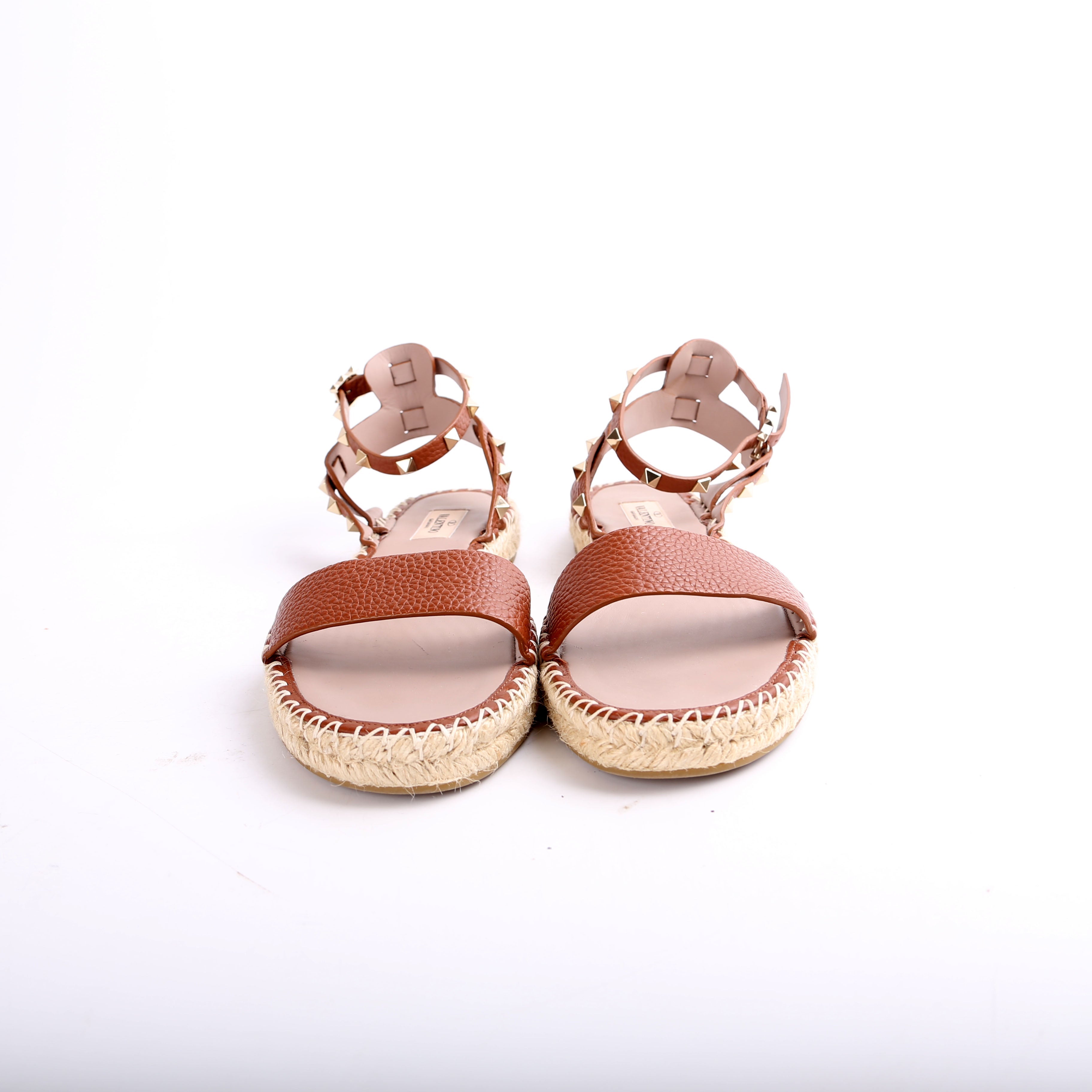 Rockstud Espadrille Flats Size 41