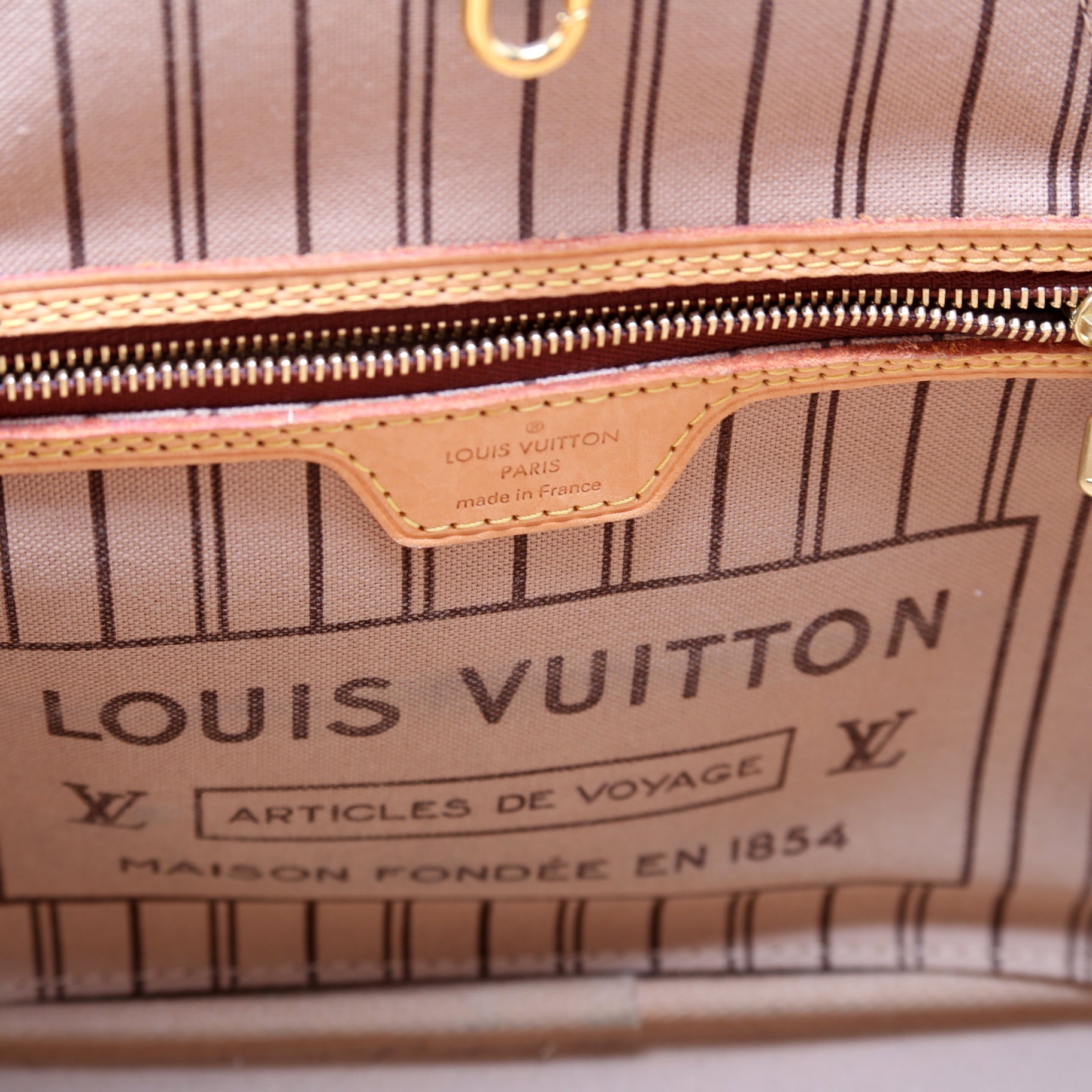Neverfull W/Wallet PM Monogram Beige