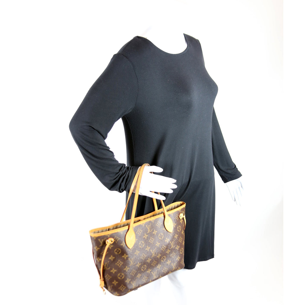 Neverfull W/Wallet PM Monogram Beige