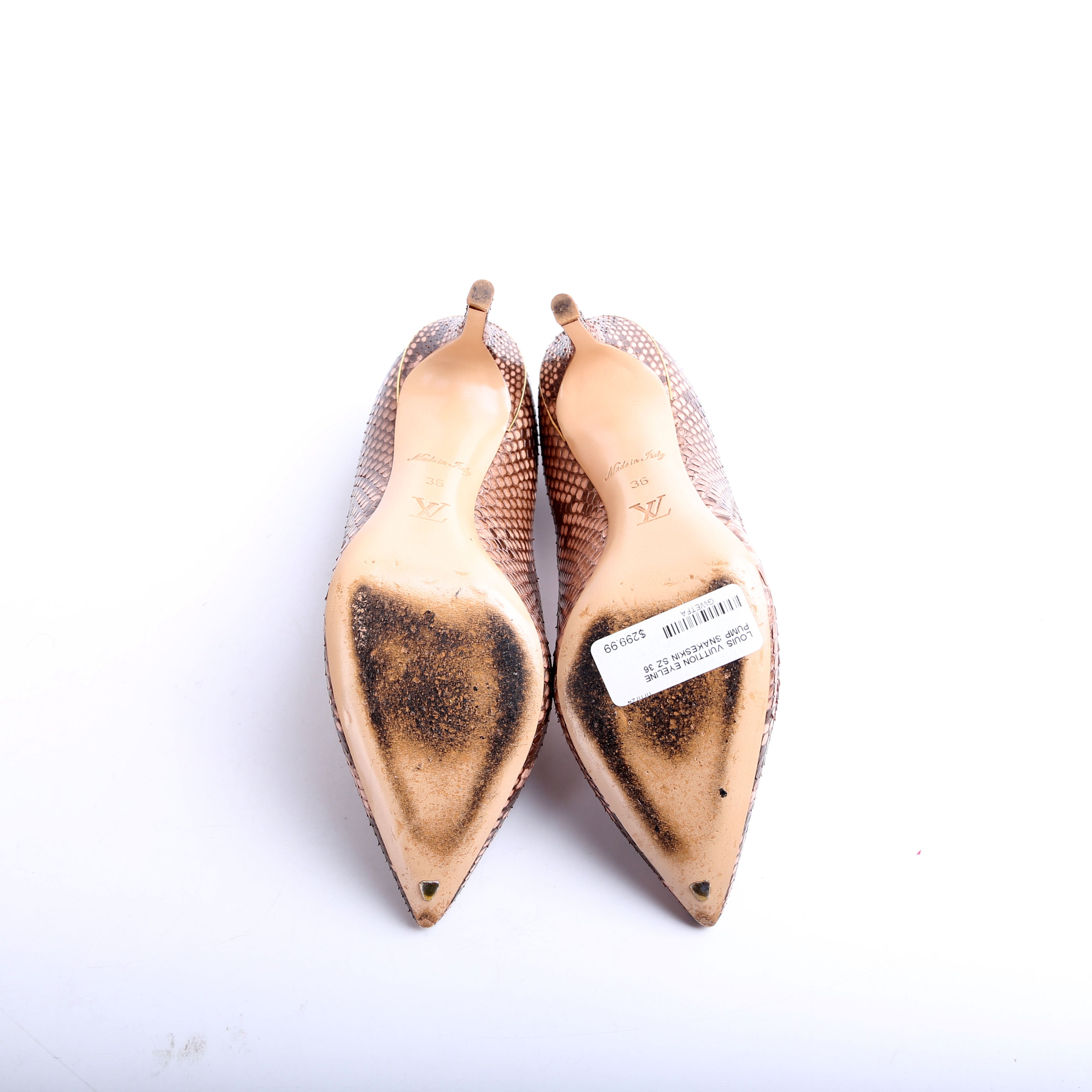 Eyeline Pump Snakeskin Size 36
