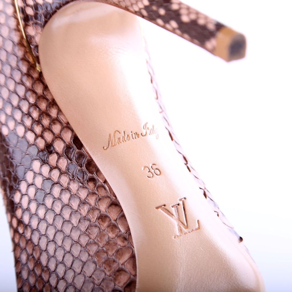 Eyeline Pump Snakeskin Size 36