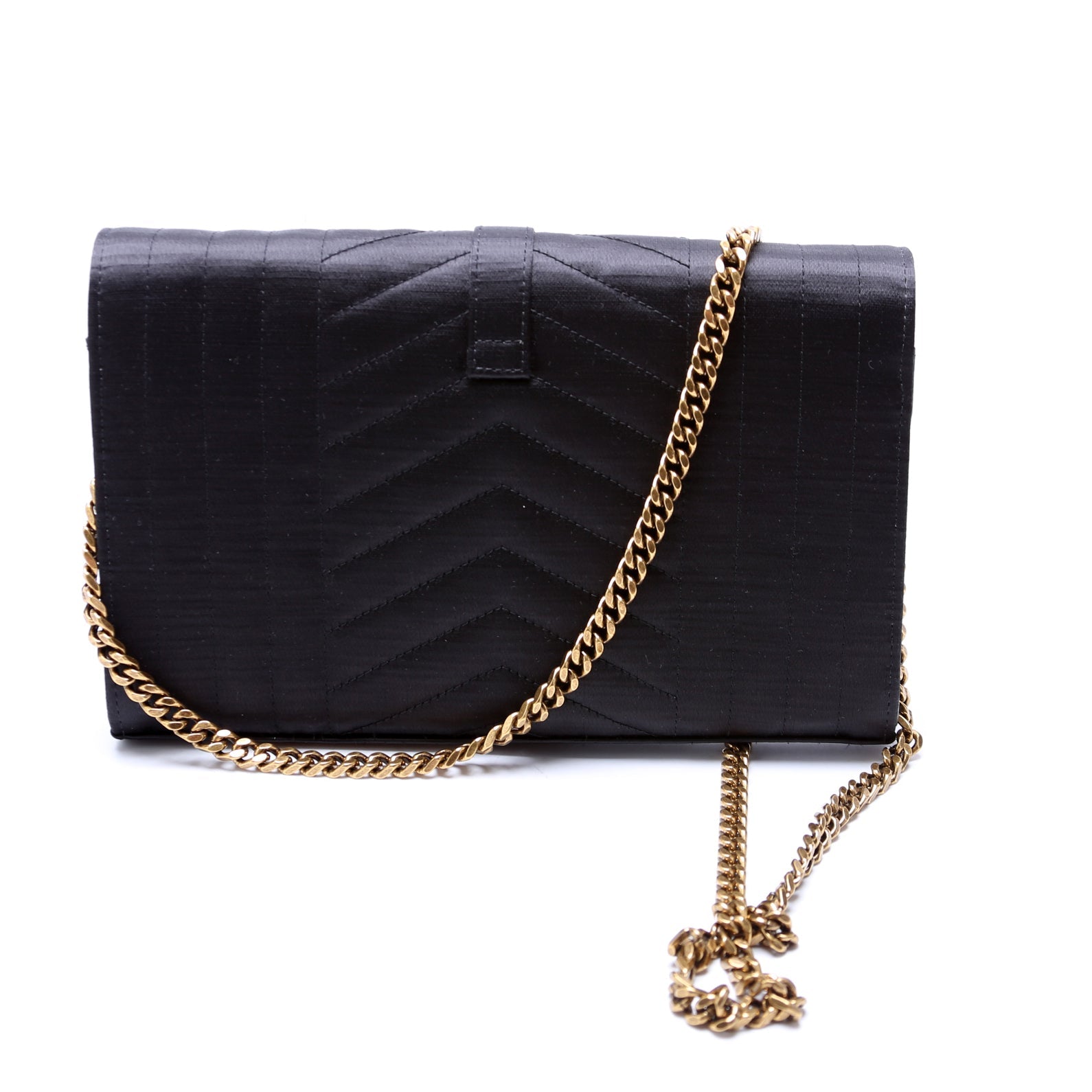 Triquilt Satin Chain Wallet 620280