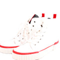 Pedro High Top Canvas Flat Sneakers Size 39